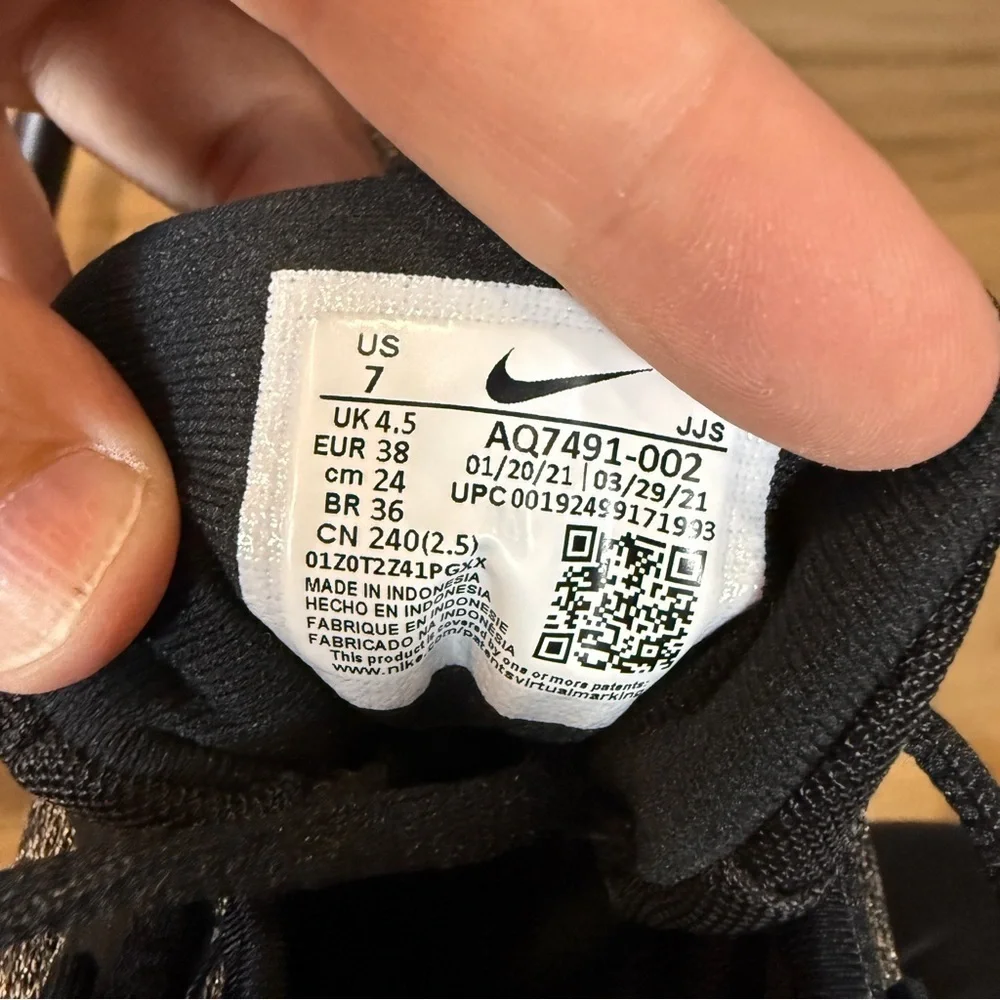 Nike Flex TR 9 Black & White Running Shoes Trainers NWT | Size 7